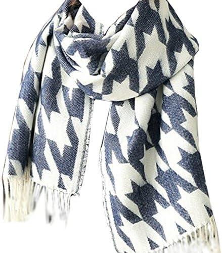Dicker00 Accessory HITOP Damen Accessory Umschlagtücher Schal Feinstrick Hahnentritt ...