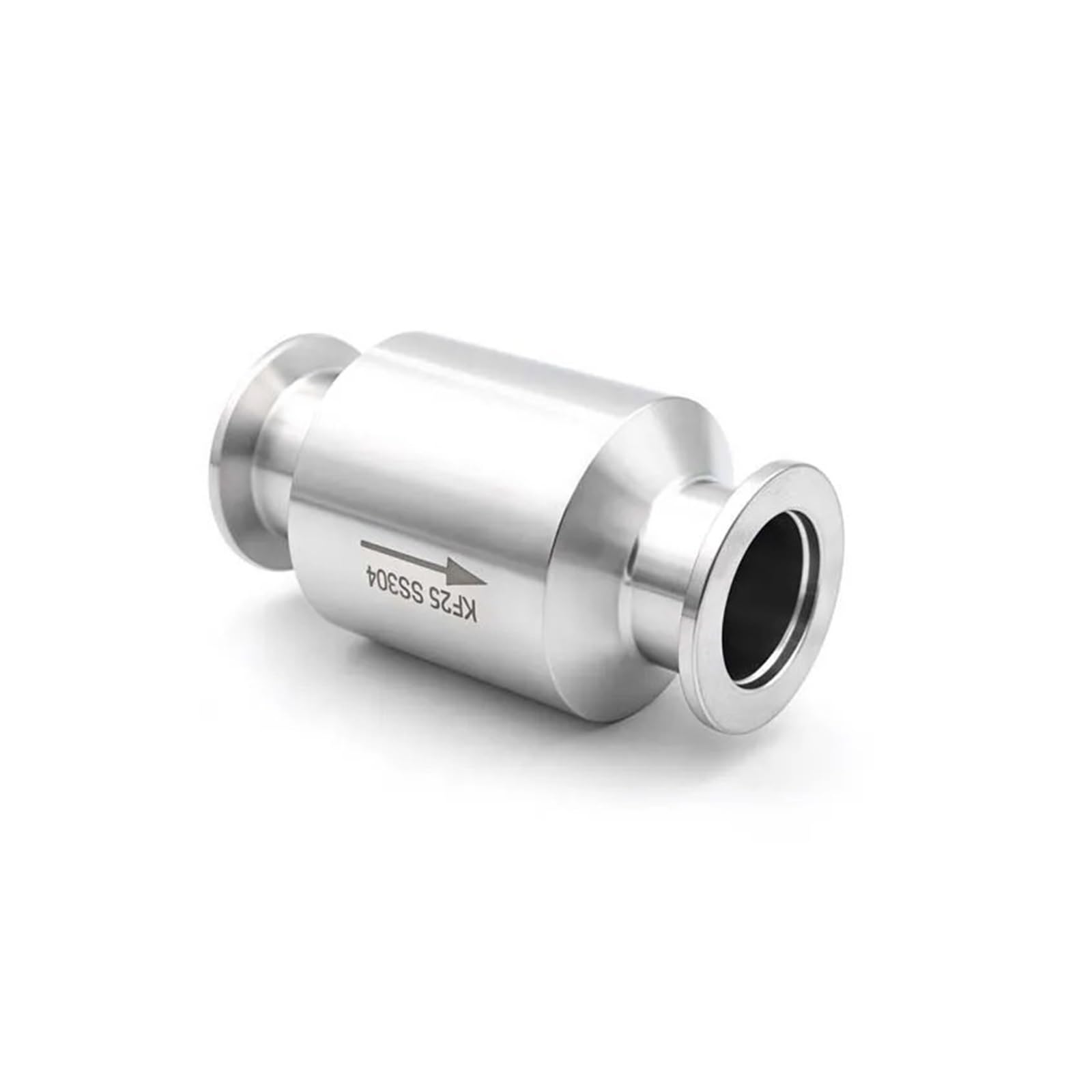 Mqxfczux One Color 1Pc Kf40 304 Stainless Steel Vacuum Kf Snap Check Valve, Vacuum Pump Exhaust Check Valve