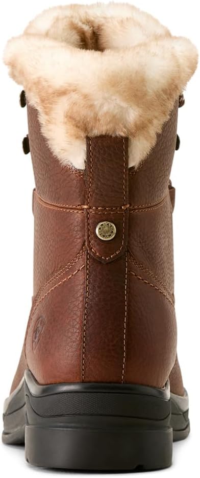 Ariat Women's Harper Sherpa Waterproof Boot, Dark Brown, 7