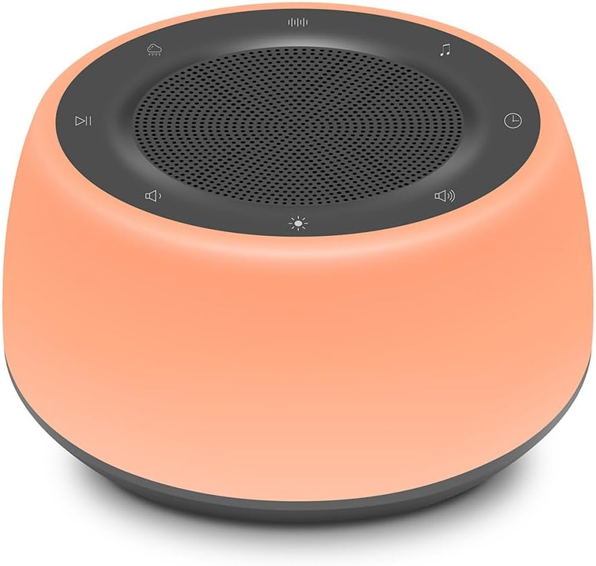 Sound Machine White Noise Machine 8 Colors Night Lights Brown Noise Machine with 16 Soothing Sounds Sleep Sound Machine with 5 Timers Portable for Adults Baby Kids