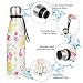 Newdora Botella de Agua Deportiva de Acero Inoxidable, Cantimplora Termo con Doble...