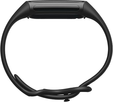 Fitbit Charge 5 Advanced Health & Fitness Tracker with Built-in GPS, Stress Management Tools, Sleep Tracking, 24/7 Heart Rate and More, Black/Graphite, One Size (S &L Bands Included)