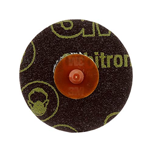 3M Roloc Disc 361F, Cloth, TR Attachment, Aluminum Oxide, 3" Diameter, 60 Grit (Pack of 50)
