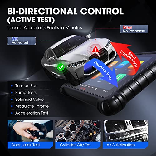 Autel Maxisys Ms906Pro Scan Tool: 2023 Newer Model Of Ms906/ Ms906Bt/ Mk906Bt Diagnostic Scanner, Ecu Coding, 36+ Services, Active Test, All System, Fca Access, Wifi Print, Work With Bt506/Mv105 #TOP5