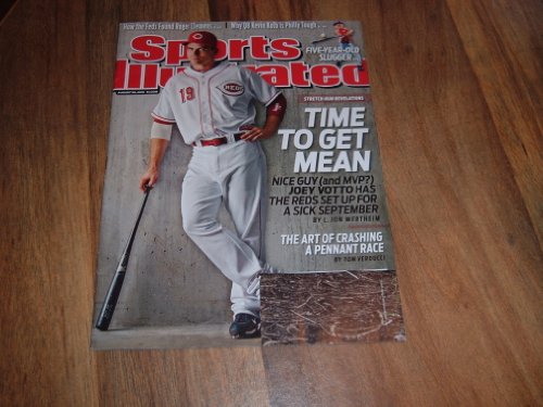Sports Illustrated, August 30, 2010-Joey Votto-Cincinnati Reds.