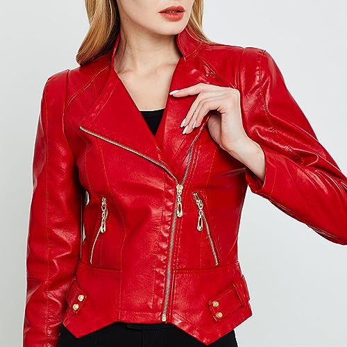 Veste blazer étroite en cuir pour femmes silhouette sculptée