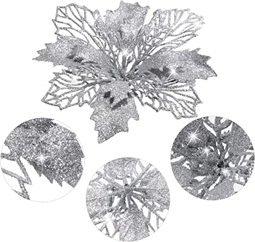 KAHEIGN 36Pcs Christmas Poinsettia Flowers - Image 2
