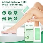 Wax Strips Body for Hair Removal – No Heat Body Waxing Strips for Legs, Arms, Underarms & Bikini Line | Large Wax Strips Body, Cut to Size | At-Home Waxing Solution | 18 Count & 5Calming Oil Wipes - Image 4