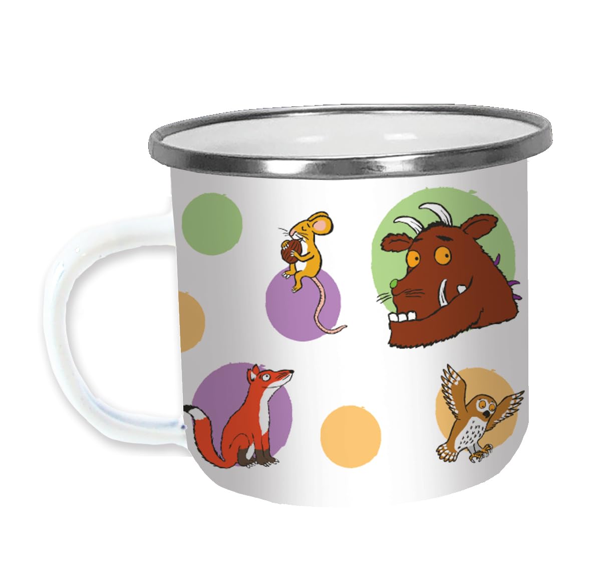 Gruffalo Enamel Mug by Robert Ferderick, The Gruffalo, Travel Size