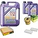 Produktbild QR-PARTS 69336386 Filter Set Inspektionspaket 7 Liter Motoröl Leichtlauf High Tech 5W-40 MANN-FILTER Innenraumfilter Luftfilter Ölfilter