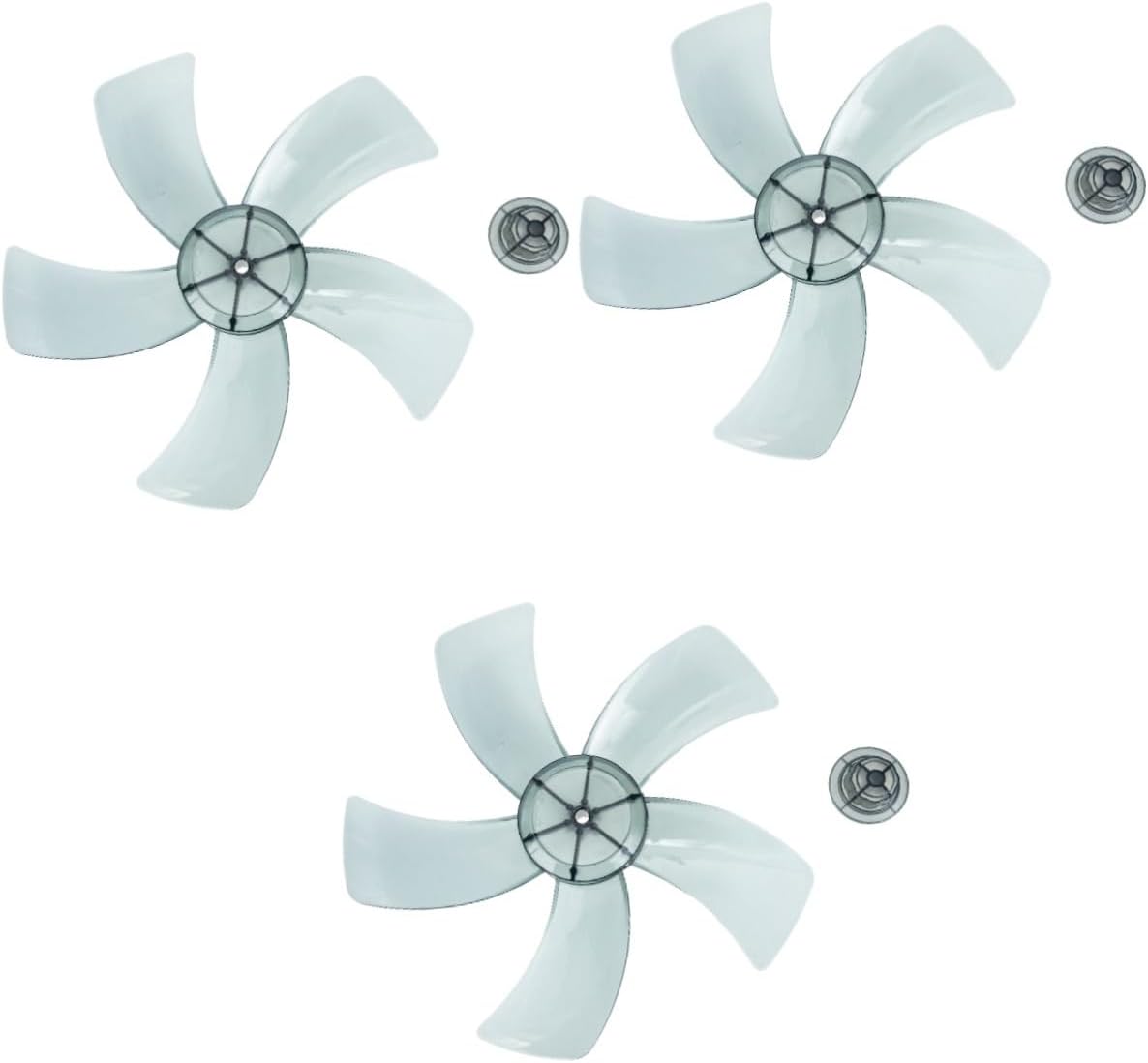 MAGICLULU 3 Sets Universal Fan Replacement 5 Leaves for Ceiling Fan 11 Inch