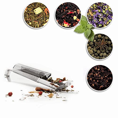 Tea Strainer with Gift Box, Tea Infuser for Loose Tea - 2 Pack Stainless Steel Tea Diffuser, Long-handle Tea infusers for Tea, Coffee, Seasonings, Spices, Gifts for Mother Father - Image 5
