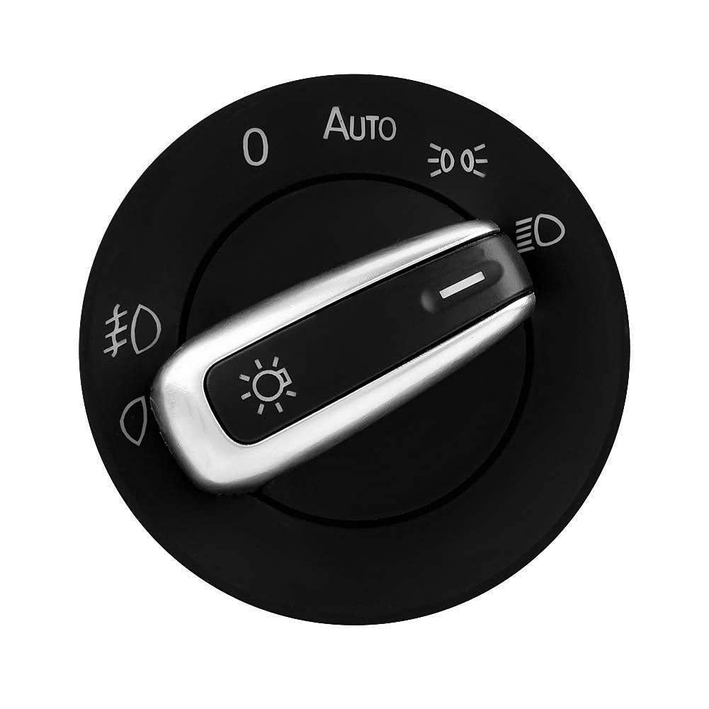 Sensore Luci Automatiche, Interruttore Controllo Fari con Funzione Memoria 12V, Compatibile per Veicoli MK5/MK6