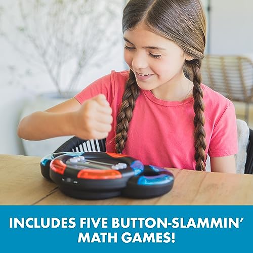Educational Insights Multiplication Slam - 3rd Grade Math Games for Kids 8-12, Multiplication Learning Games for Kids, Handheld Electronic Math Game, Self-Teaching Elementary STEM Tools by Educational Insights - Image 5