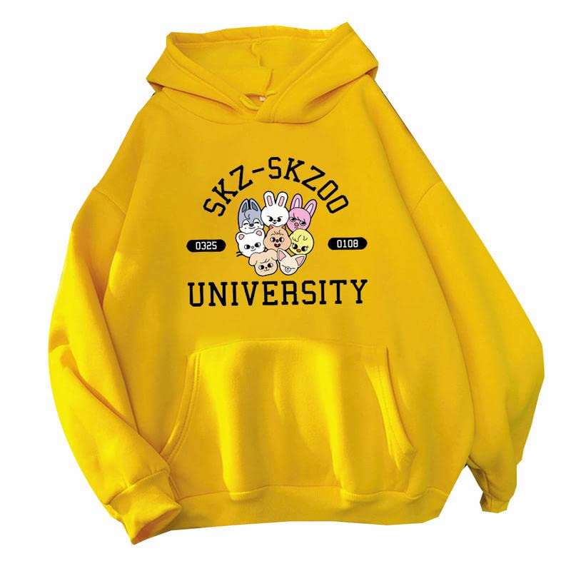 Kpop Skzoo Stray Kids Sweats À Capuche Mignon Dessin Animé Femmes Hommes Streetwear Haut Harajuku Décontracté Pull À Capuche Couple Vêtements
