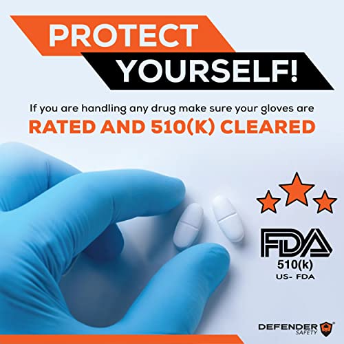 Defender-Safety-Nitrile-Examination-Gloves-Medical-Grade-Chemo-rated-Powder-Free-Blue-Click-for-Sizes-Quantity