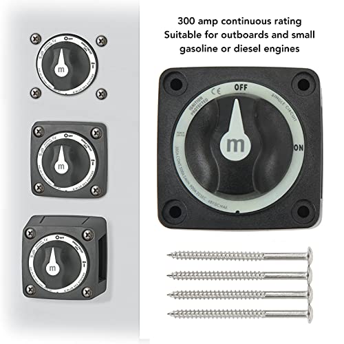 Interruptor de bateria de 48V DC 300A IP66 Circuito único à prova d'água Interruptor ON OFF Ideal p