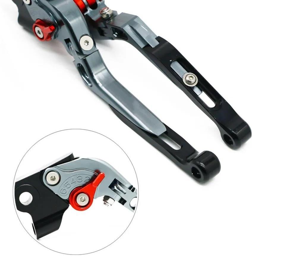 Moto Poignée Accessoires Pour SV650 Pour SV650S Pour SV 650 1999-2004 2005 2006 2007 2008 2009 Leviers Embrayage De Frein Extensibles Pliants Réglables(3)