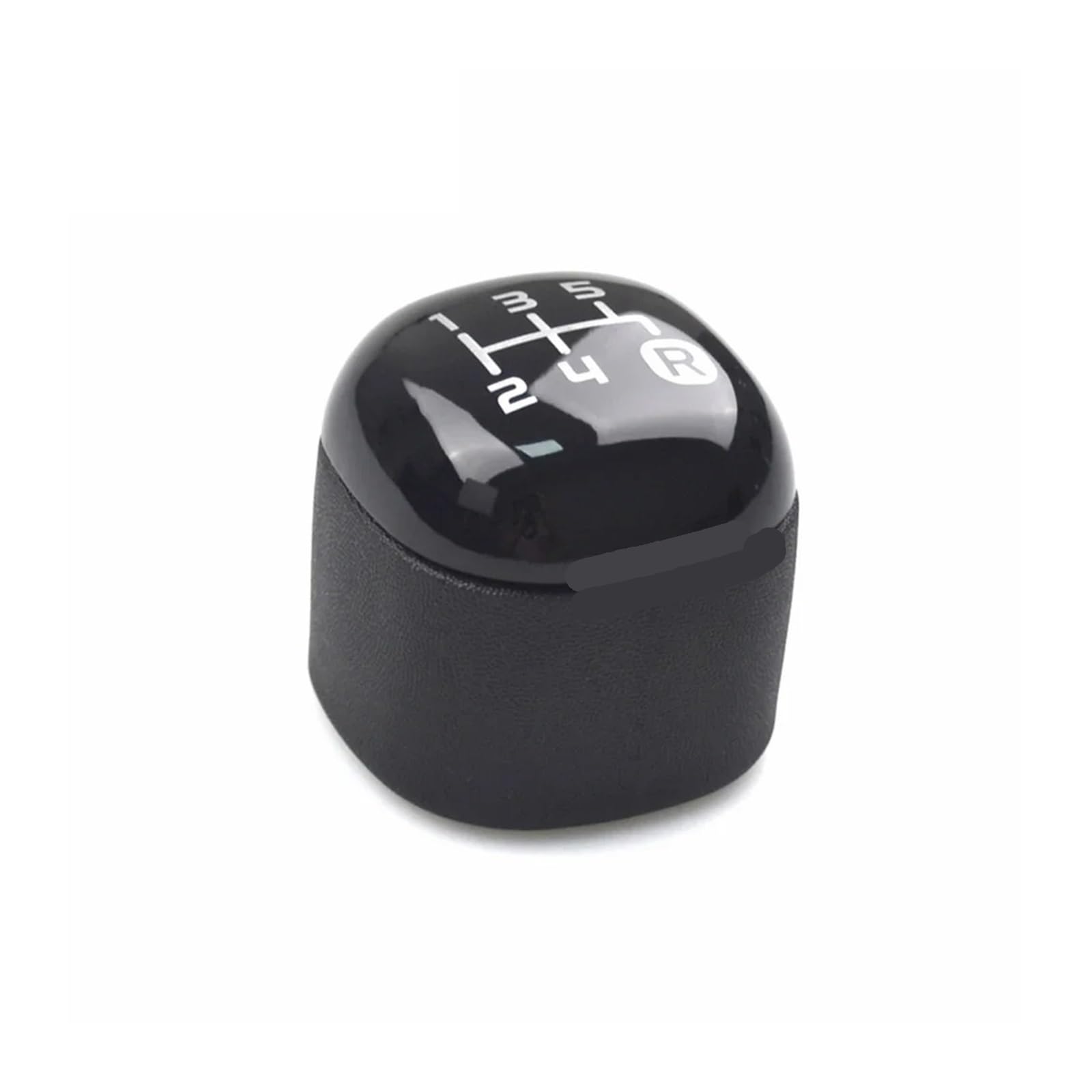 QMTVFSRH Car Gear Shift Knob for Fiat for Panda 2012- Black 5-Speed Gear Knob Stick Button Plastic Gear Shift Knob Handball Gear Lever