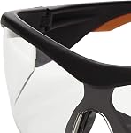 Sellstrom Sporty, Lunettes de sécurité élégantes, lunettes de protection, verres en polycarbonate anti-rayure transparent, temples co-ordonnés noir/jaune, cadre robuste & Conception du temple, pièce de nez doux (Qty 1), S71400