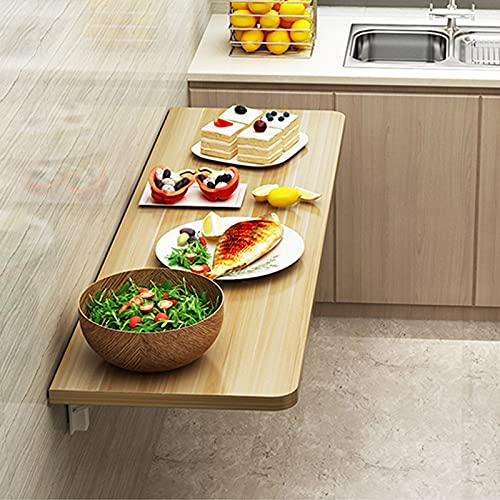 Table pliante murale 40x120 cm pour rompre le manque d'espace avec un bureau flottant - 3