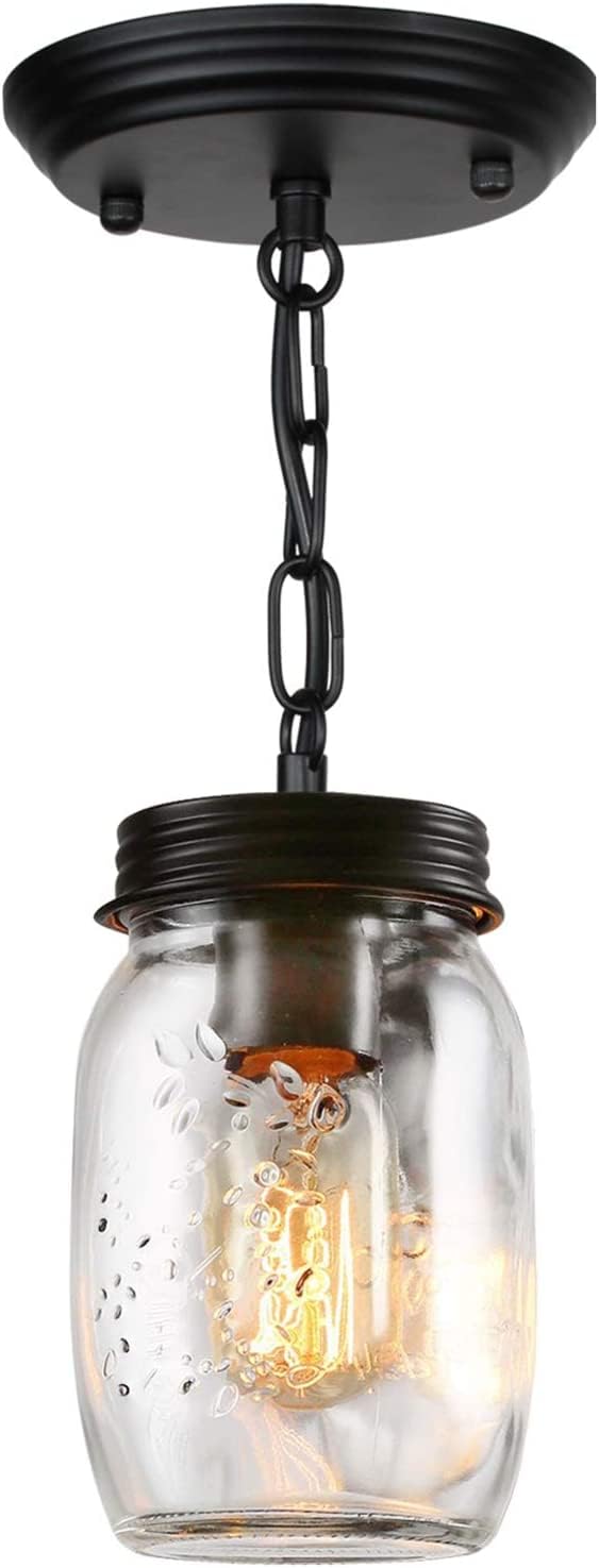 Glass Mason Jar Light Fixtures Industrial Kitchen Sink Lighting
