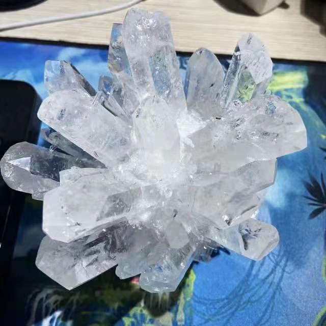 GURSAC Piedra de Cristal Natural Cristal Natural Cristales en Bruto Piedras 1pc 400g-800g Piedras Naturales Cuarzo Transparente para (Color : 1pc 610g-660g)