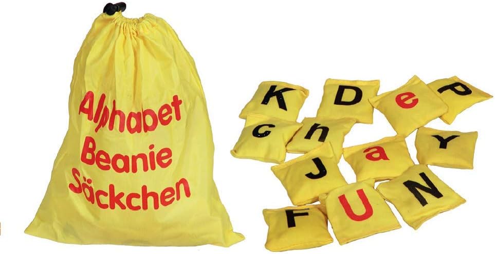 GISCO Educational Alphabets Bean Bag, A - Z | Pack of 26 in Bag