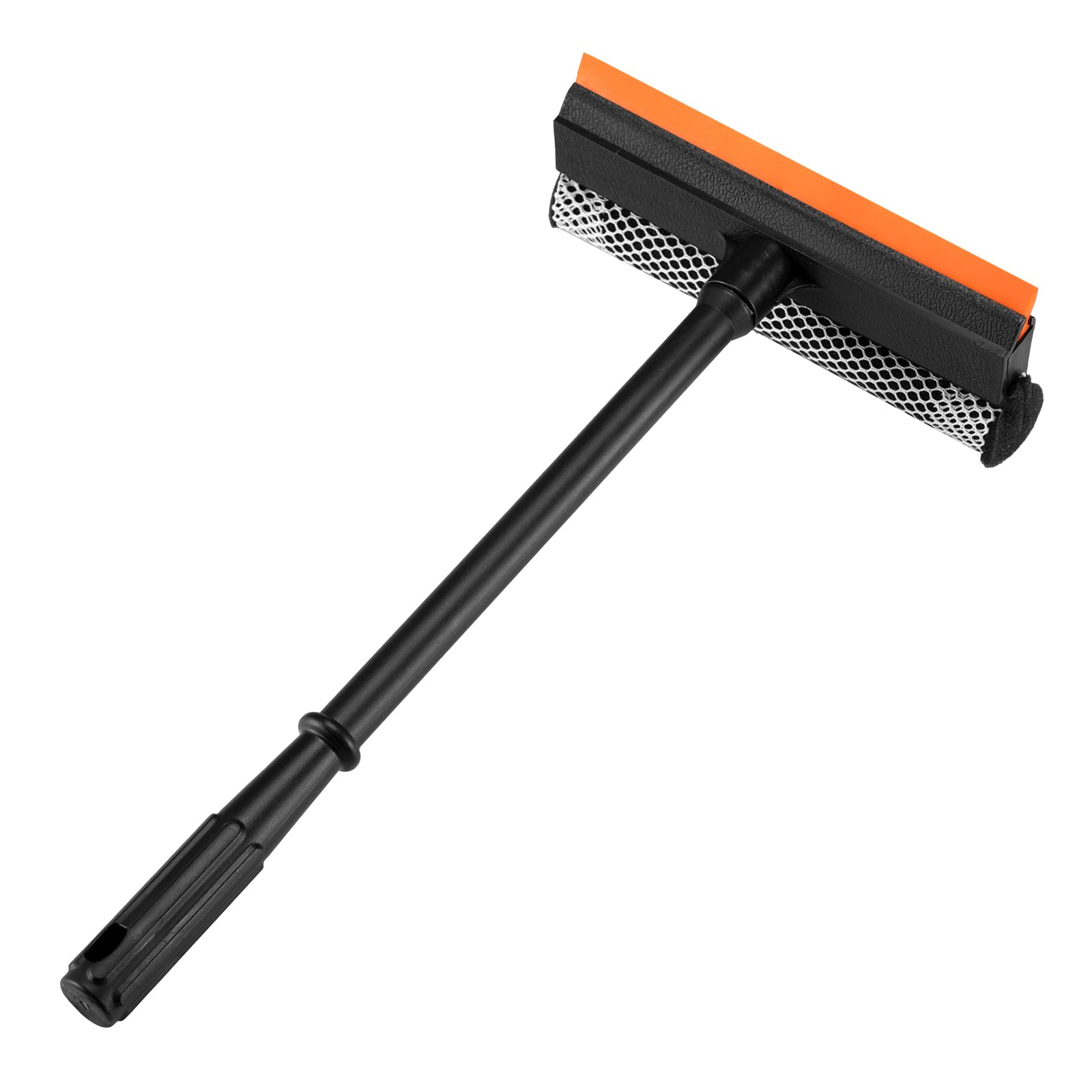 2 in1 Window Squeegee for Car, Window Squeegee Cleaner with 16inch Long Handle,Sponge Car Window Squeegee for Gas Station, Glass,Shower,Outdoor High Window Cleaning-picture-23