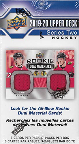 2019 2020 Upper Deck Hockey Series Two Factory Sealed Unopened Blaster Box of 8 Packs Possible Young Guns Rookies and Jerseys and O Pee Chee Update Cards