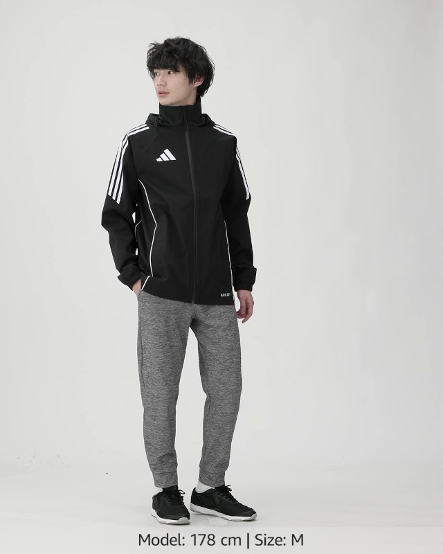 Amazon.co.jp: Adidas Soccer Jacket Tiro 24 Rain Jacket Men's HAR66