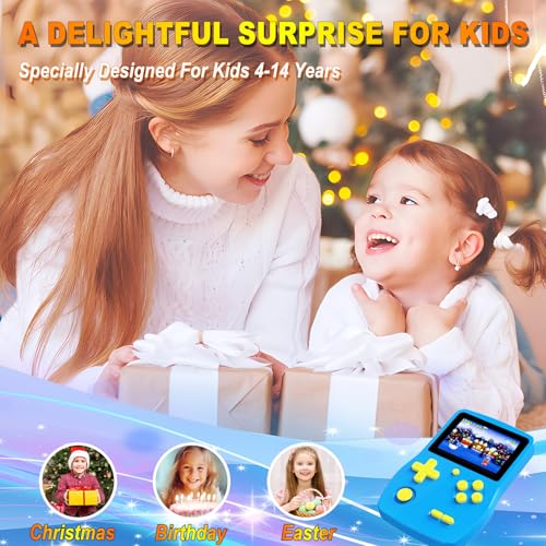 Image of 32 Bit Handheld Game for Kids Preloaded 139 Video Games,Roadtrip Travel Toy