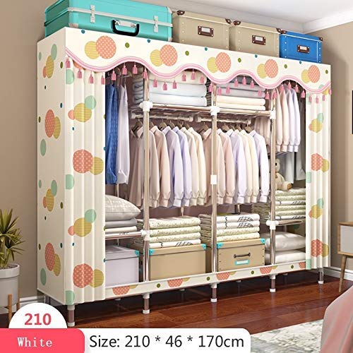 Morning business Super Large Portable Wardrobe Enhanced and Widened Wardrobe Durable Wardrobe Storage