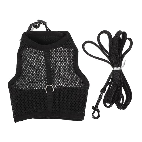 ifundom 1Set Breathable Rabbit Harness and Leash for Pets Bunny Walking Vest with Leash for Exercising and Outdoor Activities Present for Pet Owners