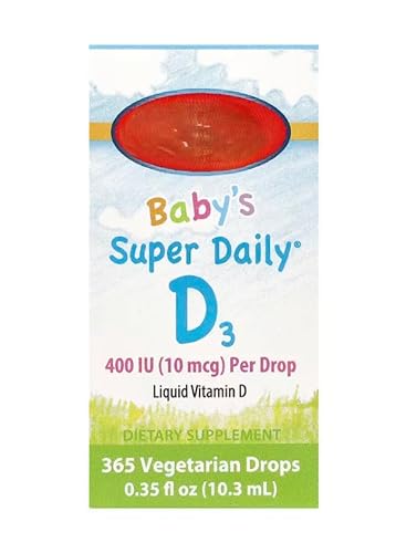 Vitamina N.Omegas Carlson's Baby Super Daily D3 400IU 365 gotas