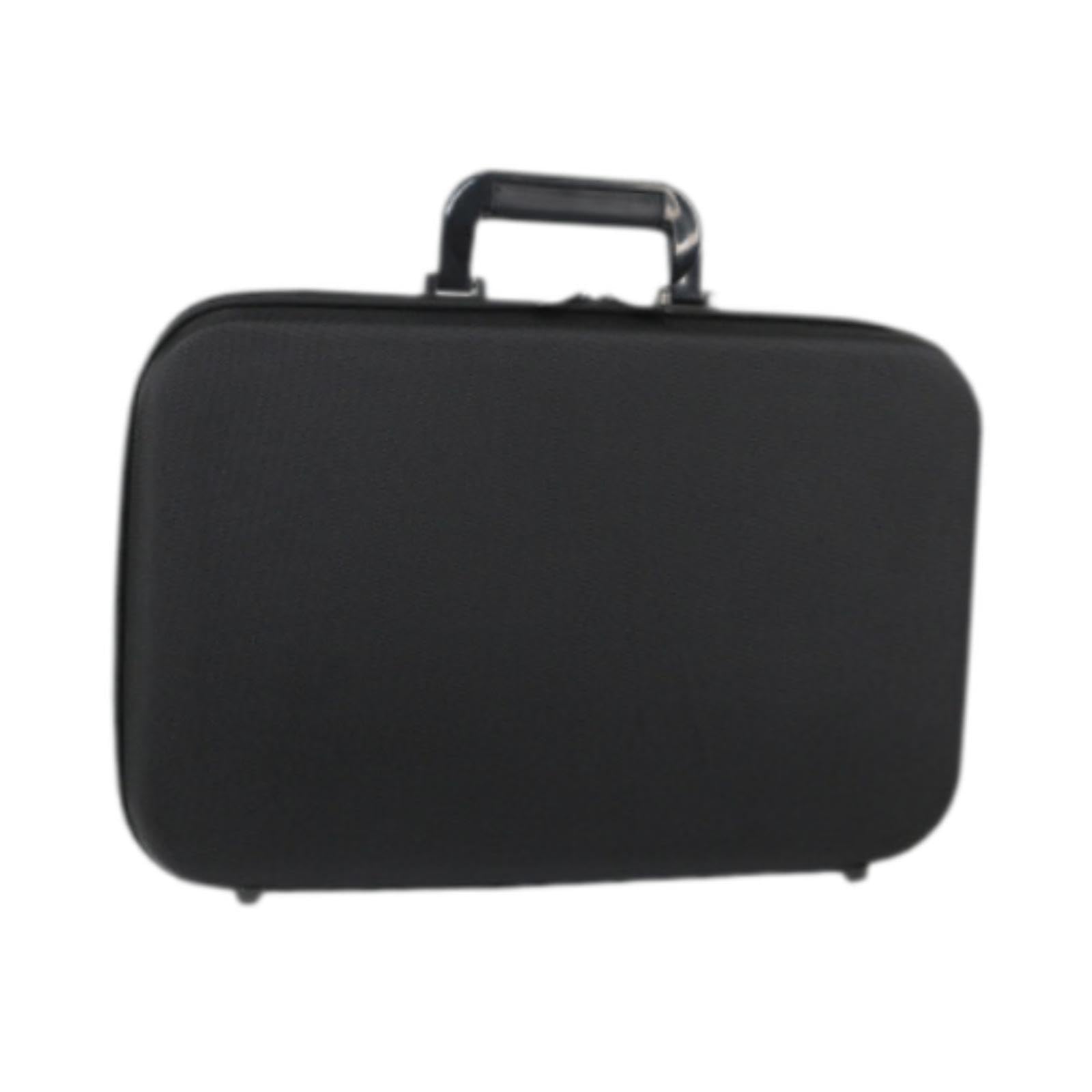Valigetta da barbiere con maniglia, dotata di ampie partizioni rimovibili, robusta borsa da parrucchiere portatile per professionisti, organizer per