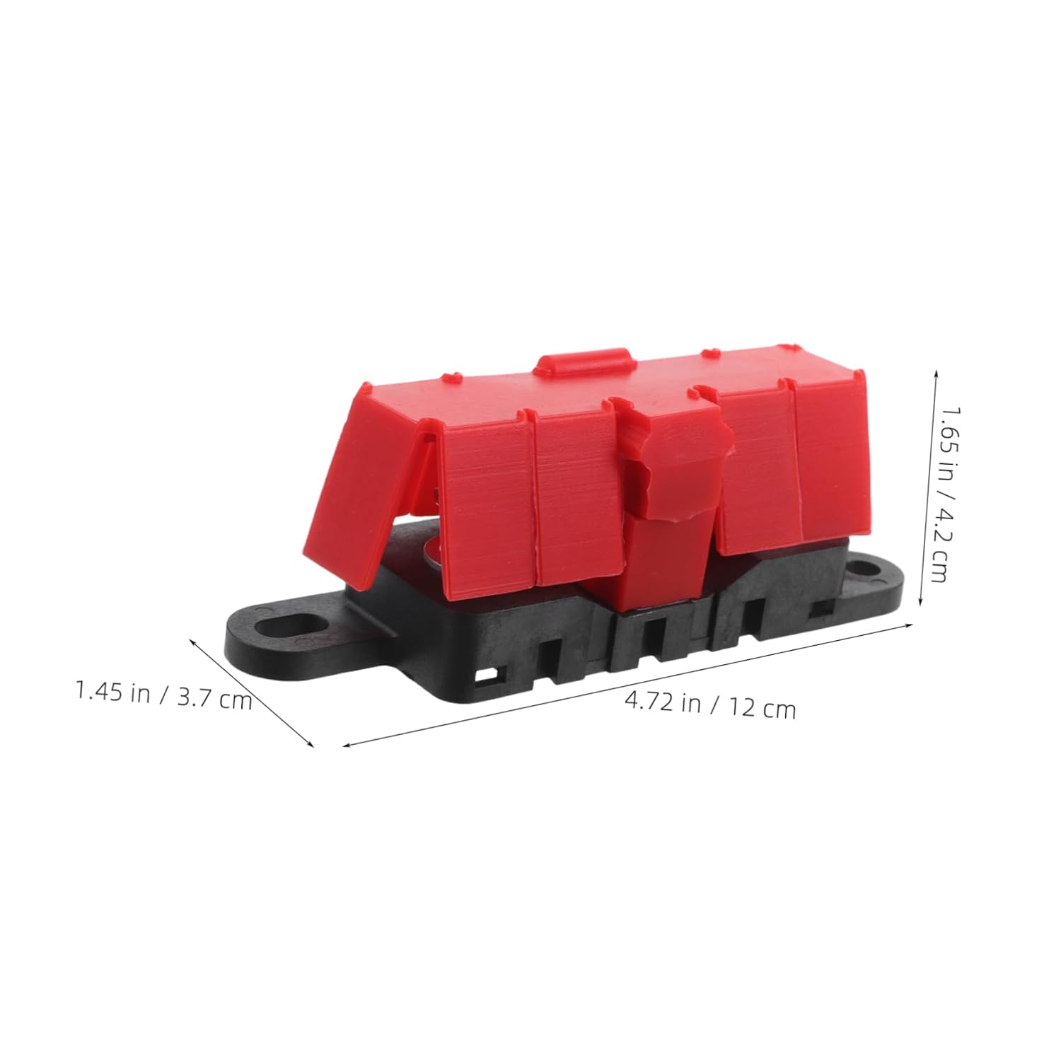 Generic Automotive Fuse Holder Bolt Down Design for Rvs Trucks Quick Access Fuse Box for Easy Replacement Durable Forked Terminal Structure for Enhanced Stability for Vehicle Modifications