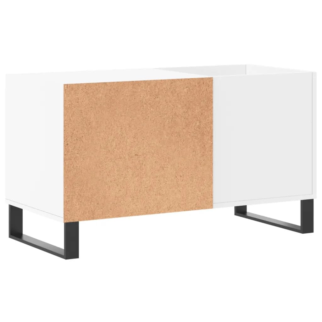 Helloshop26 - Armario para discos (85 x 38 x 48 cm, madera de ingeniería), color blanco