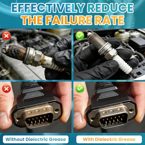 Image of Dielectric Grease for Electrical Connections, Insulating & Waterproof Silicone Grease for Switches, Plugs, Battery Terminals, Automotive & Marine Use, Prevents Corrosion(20g)
