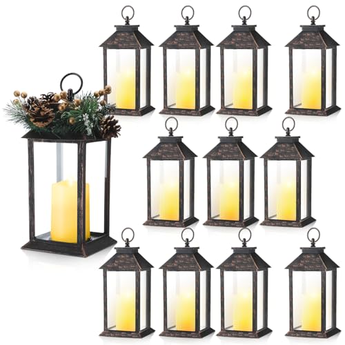 12 Pcs 13' Wedding Lanterns LED Hanging Lights...