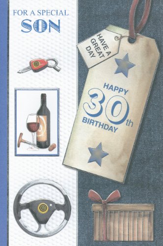 Per Aspecial Son Happy 30th Birthday card