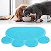 Gavigain Small Medium Pet Feeding Mat, Spill Proof, Non Slip, Raised Edges, Easy Clean, Shaped Design, for Dogs Cats (Claw Shape)