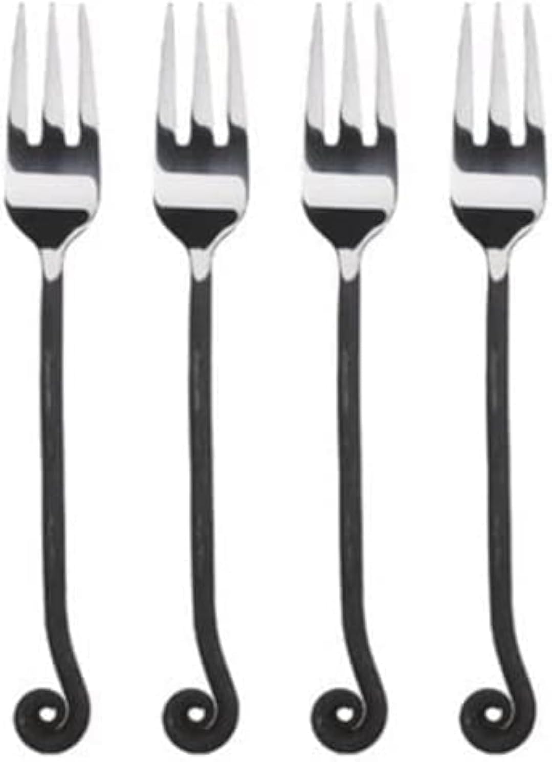 NauticalMart Treble Chef Cutlery Set - Medieval Style 7 1/2 Inch Stainless Steel Forks, Dishwasher Safe, Durable and Elegant Dining Utensils for Home and Corporate Gifts