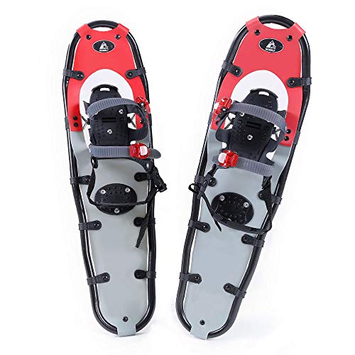 Hewolf Snow Shoes with Adjustable Ratchet Bindings for Women Men 24 inch/30 inch/36