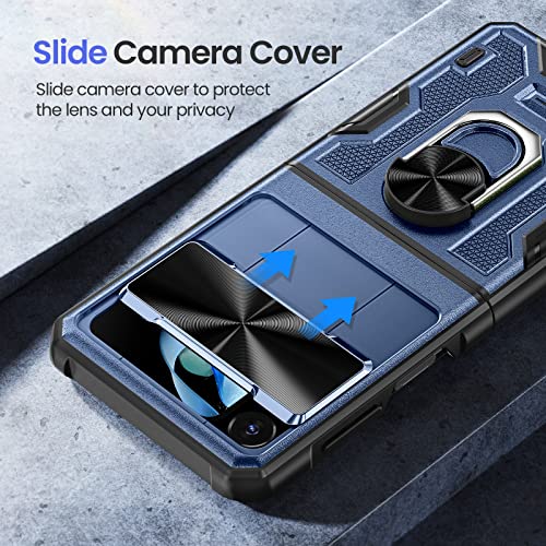 Image of VEGO for Samsung Galaxy Z Flip 4 Case, with Kickstand Slide Camera Cover