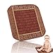 2 Pcs Poduszki na krzesła bambusowe | Mata na krzesło biurowe,Miękka i wygodna poduszka bambusowa odpowiednia do Tatami, poduszki na krzesło biurowe, poduszki na fotel samochodowy, poszewka na A/r