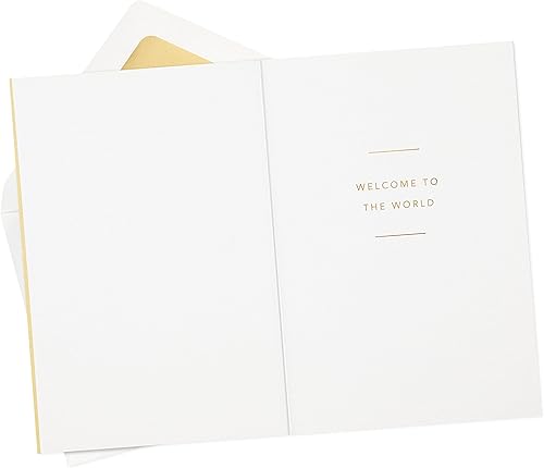 Miniatura 2 de Hallmark Tarjeta de bienvenida de bebé para nuevos padres (hola, pequeño), bienvenida al nuevo bebé, felicitaciones, revelación de género