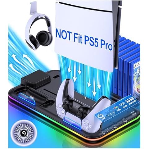 EXTREMECOOL PS5 Slim Cooling Station Cover