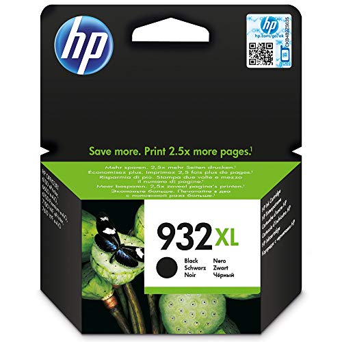 HP 932XL Schwarz Original Druckerpatrone, hohe Reichweite – Ansicht 1