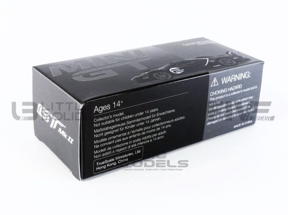 MINI GT フォード GT Mk II #006 シャドウブラック Amazon | MINI GT 1/64 フォード GT Mk II #006 シャドウブラック 左